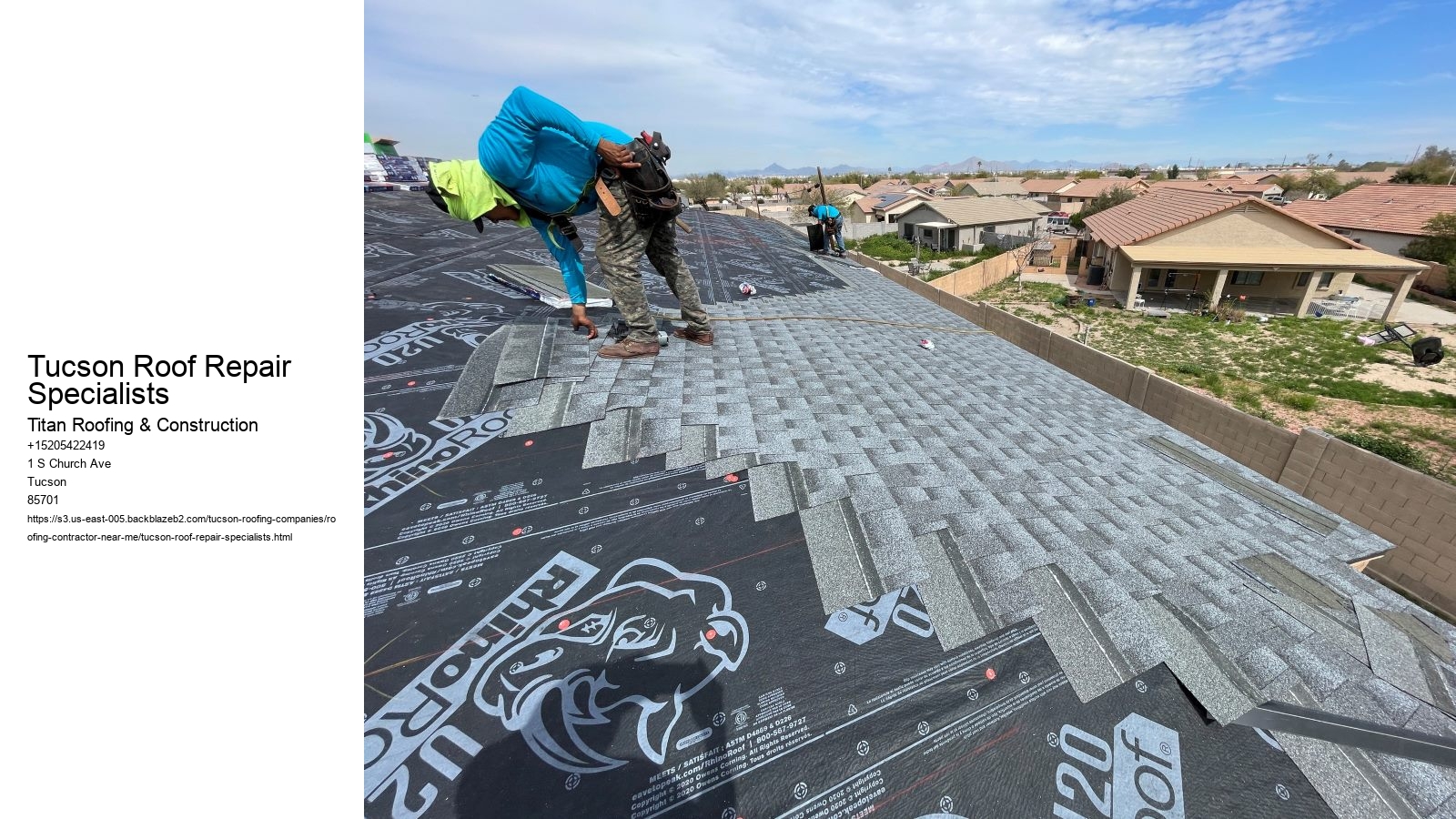 Tucson Roof Repair Specialists